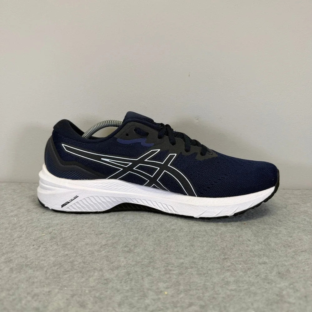 Asics GT-1000 11 Mens Shoes Size 8 Extra Wide Navy Blue Running Sneaker 1011B356